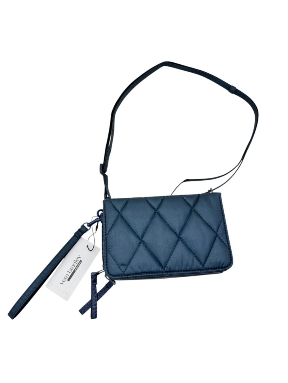 Vera Bradley Heritage 3-In-1 Crossbody Quilted Bag Peacoat Blue Ultralight NEW